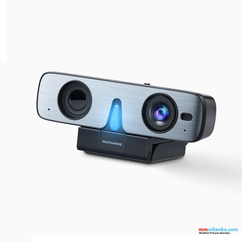 ROCWARE RC08 All-in-One Full HD 1080p USB Webcam with Speaker and Mic